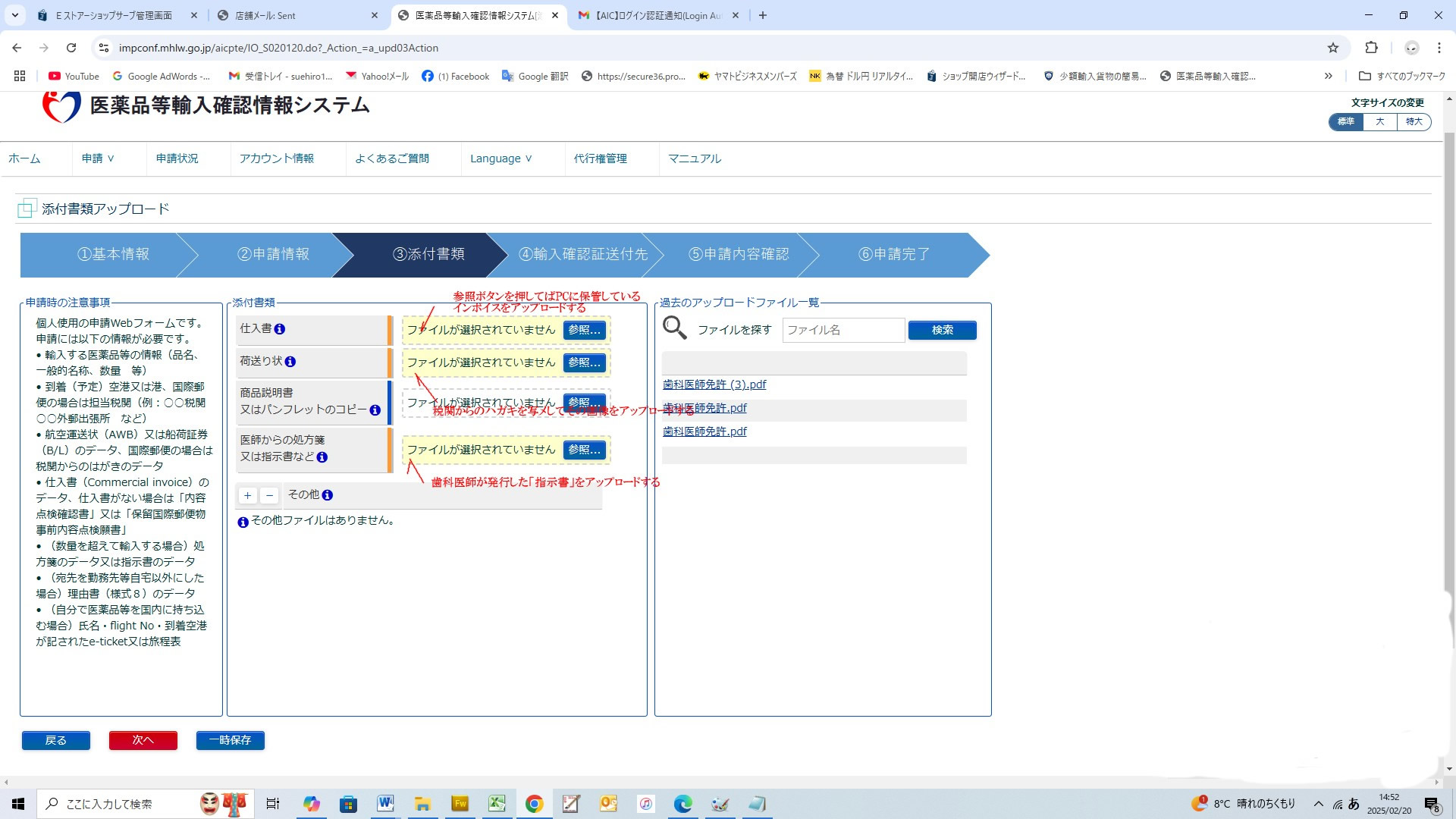 厚労省輸入申請1234